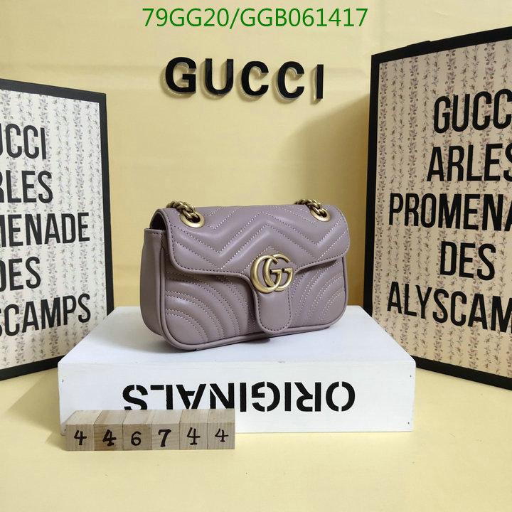 Gucci Bag-(4A)-Marmont,Code: GGB061417,$:79USD