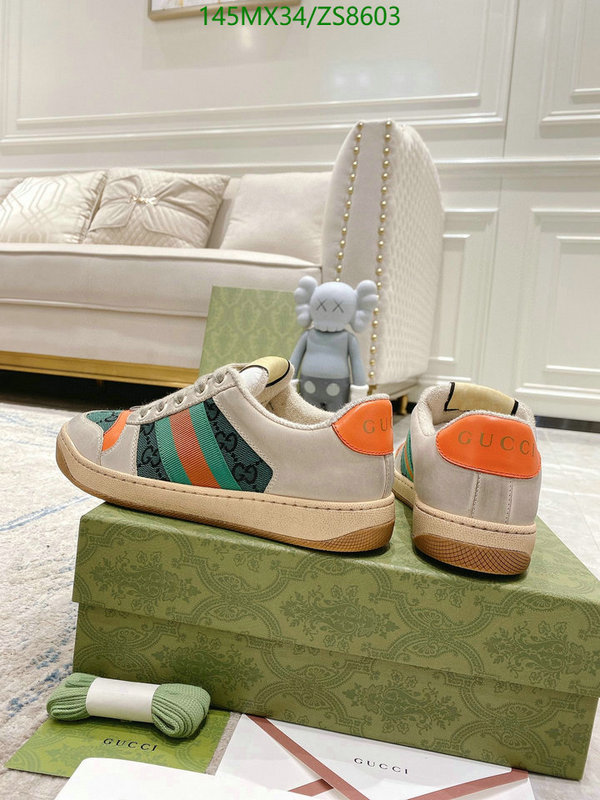 Men shoes-Gucci, Code: ZS8603,$: 145USD