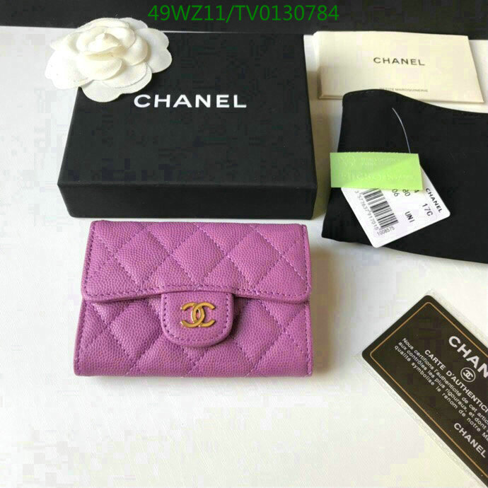 Chanel Bags ( 4A )-Wallet-,Code: TV0130784,$: 49USD