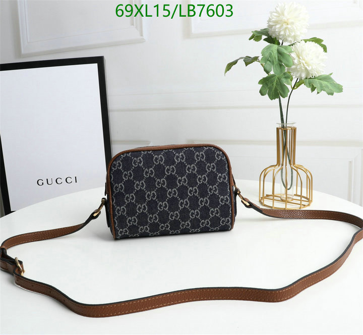 Gucci Bag-(4A)-Diagonal-,Code: LB7603,$: 69USD