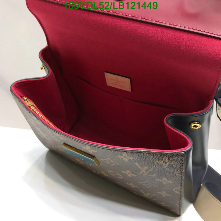 LV Bags-(Mirror)-Handbag-,Code: LB121449,$: 169USD