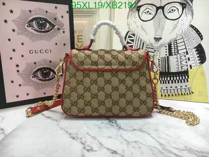 Gucci Bag-(4A)-Diagonal-,Code: XB2191,$: 95USD