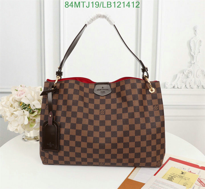 LV Bags-(4A)-Handbag Collection-,Code: LB121412,$: 84USD