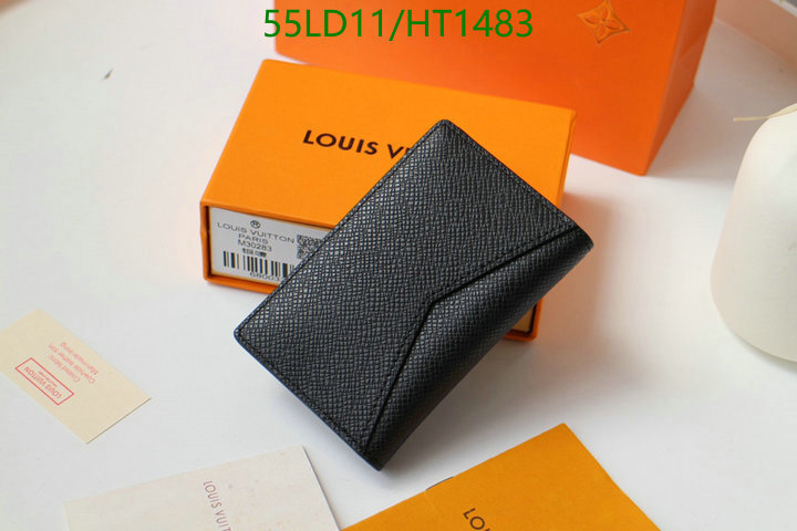 LV Bags-(Mirror)-Wallet-,Code: HT1483,$: 55USD
