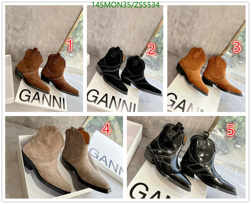 Women Shoes-Ganni, Code: ZS5534,$: 145USD