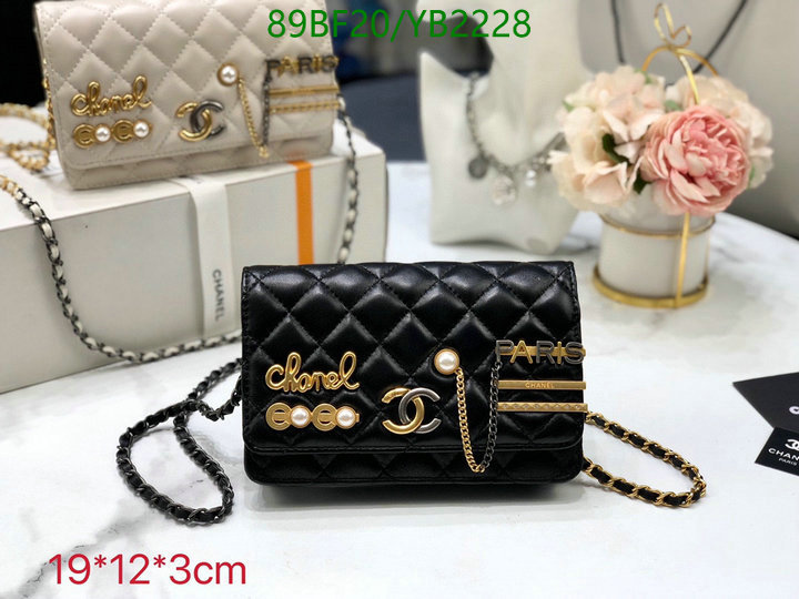 Chanel Bags ( 4A )-Diagonal-,Code: YB2228,$: 89USD