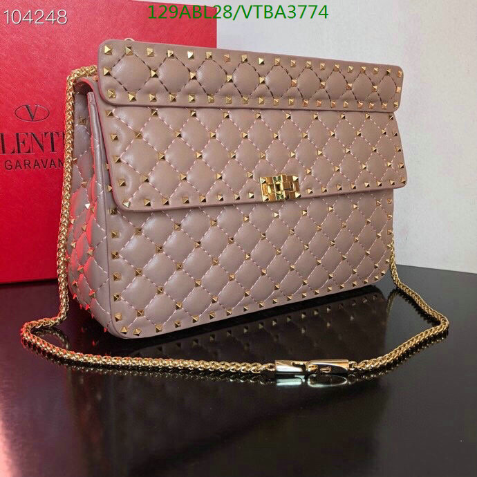 Valentino Bag-(4A)-Rockstud Spike-,Code: VTBA3774,$: 129USD