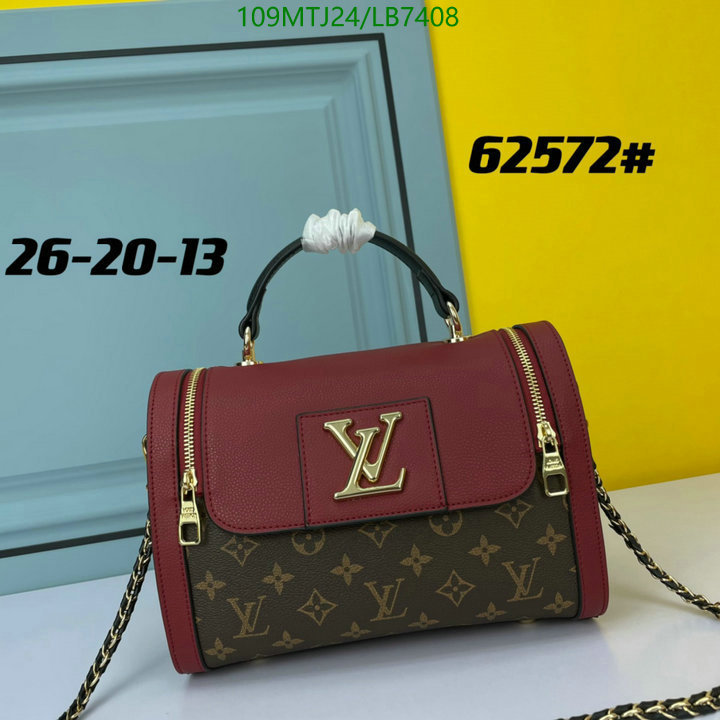 LV Bags-(4A)-Handbag Collection-,Code: LB7408,$: 109USD