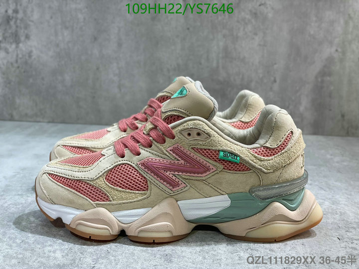 Women Shoes-New Balance, Code: YS7646,$: 109USD