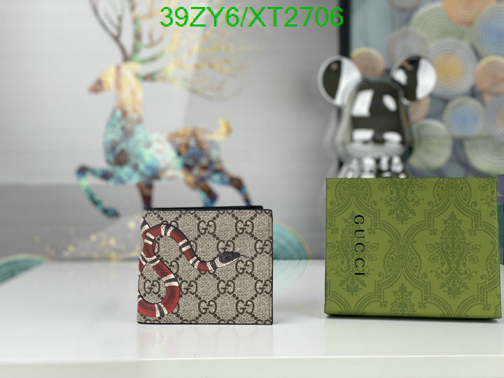 Gucci Bag-(4A)-Wallet-,Code: XT2706,$: 39USD