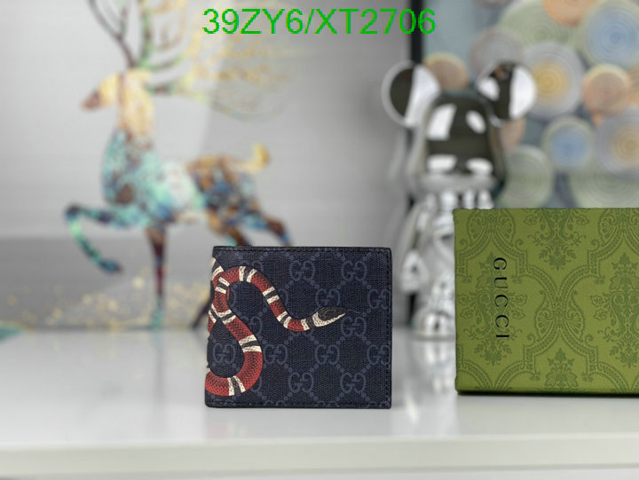 Gucci Bag-(4A)-Wallet-,Code: XT2706,$: 39USD