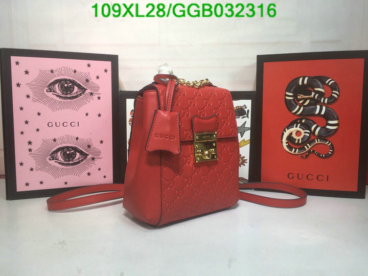 Gucci Bag-(4A)-Padlock-,Code: GGB032316,$: 109USD