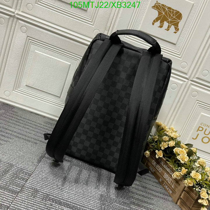 LV Bags-(4A)-Backpack-,Code: XB3247,$: 105USD