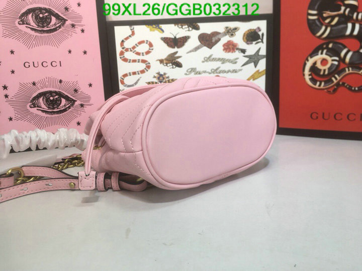 Gucci Bag-(4A)-Backpack-,Code: GGB032312,$: 99USD