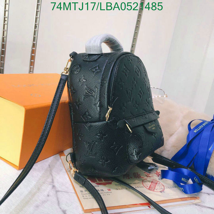 LV Bags-(4A)-Backpack-,Code:LBA0521485,$: 74USD