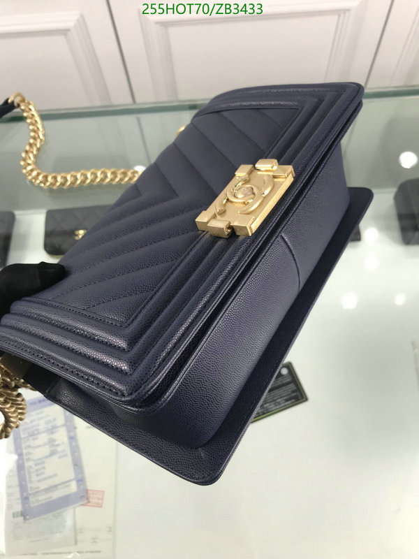 Chanel Bags -(Mirror)-Le Boy,Code: ZB3433,$: 255USD