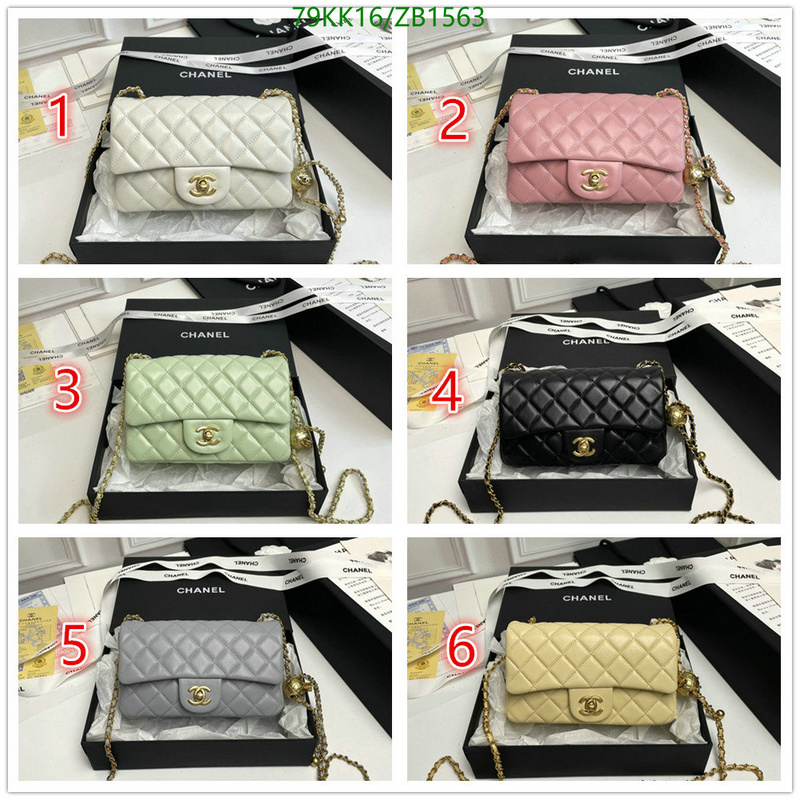 Chanel Bags ( 4A )-Diagonal-,Code: ZB1563,$: 79USD