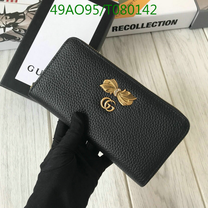 Gucci Bag-(4A)-Wallet-,Code: T080142,$:49USD