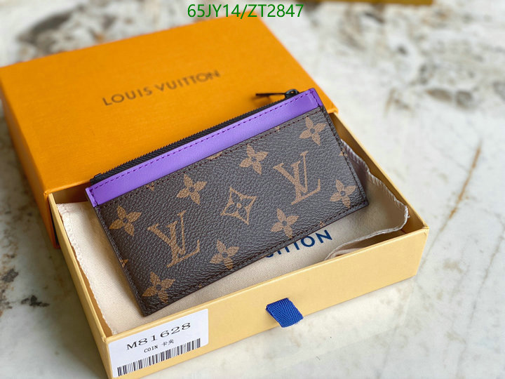 LV Bags-(Mirror)-Wallet-,Code: ZT2847,$: 65USD