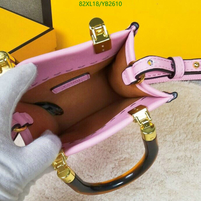 Fendi Bag-(4A)-Sunshine-,Code: YB2610,$: 82USD