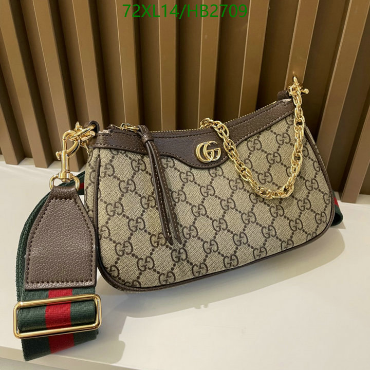 Gucci Bag-(4A)-Diagonal-,Code: HB2709,$: 72USD