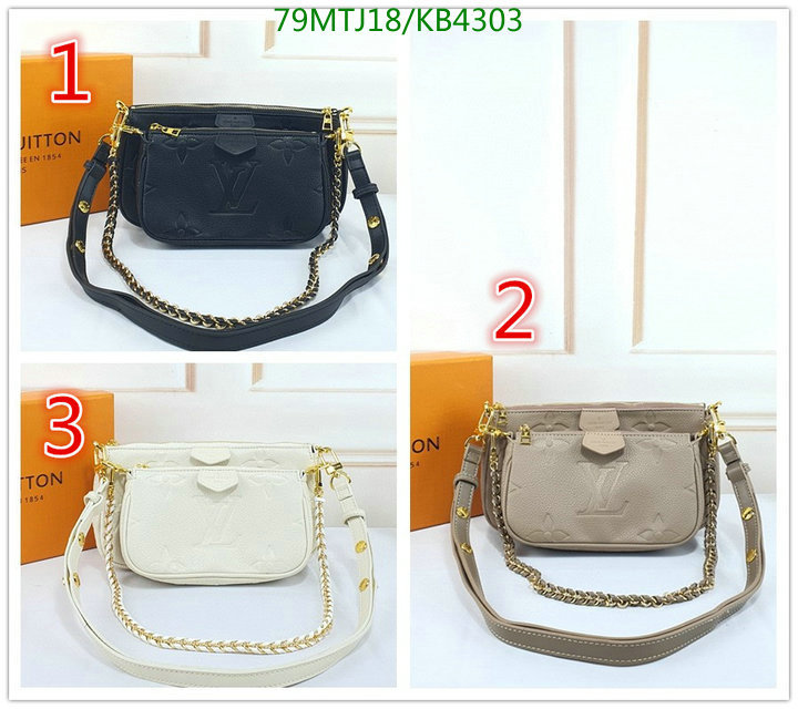 LV Bags-(4A)-New Wave Multi-Pochette-,Code: KB4303,$: 79USD