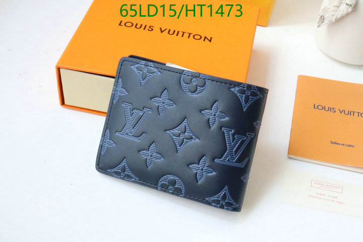 LV Bags-(Mirror)-Wallet-,Code: HT1473,$: 65USD