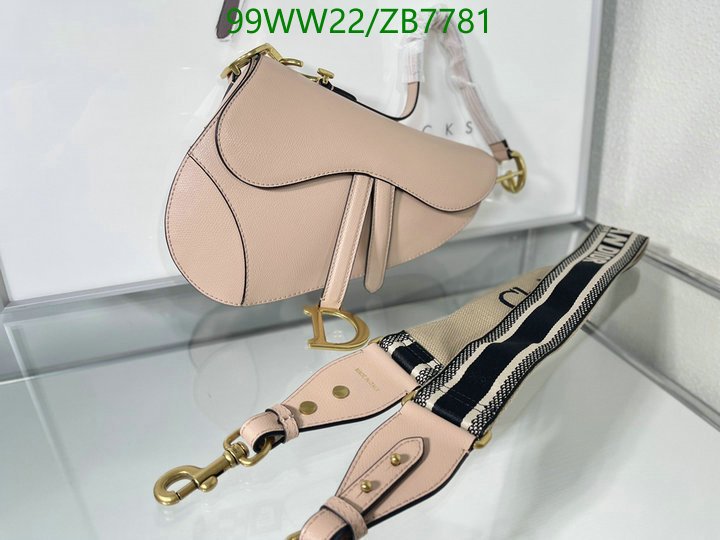 Dior Bags-(4A)-Saddle-,Code: ZB7781,$: 99USD