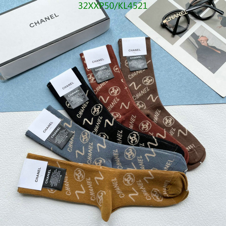 Sock-Chanel,Code: KL4521,$: 32USD