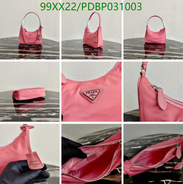 Prada Bag-(Mirror)-Diagonal-,Code: PDBP031003,$: 99USD