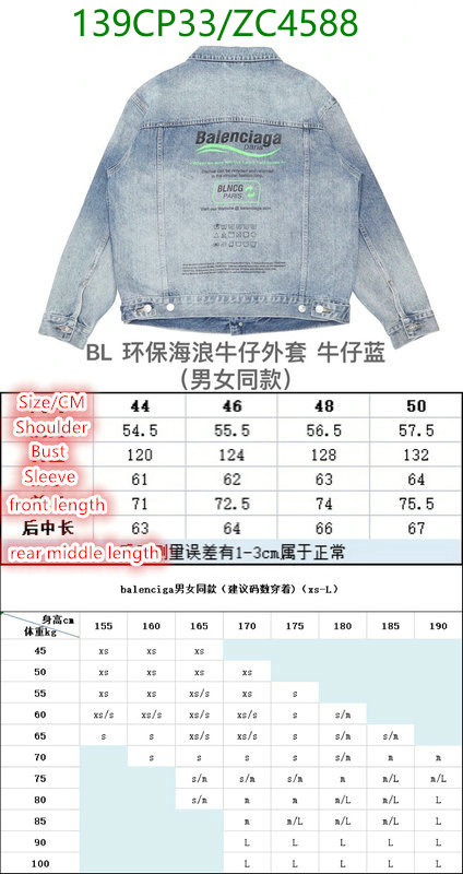 Clothing-Balenciaga, Code: ZC4588,$: 139USD