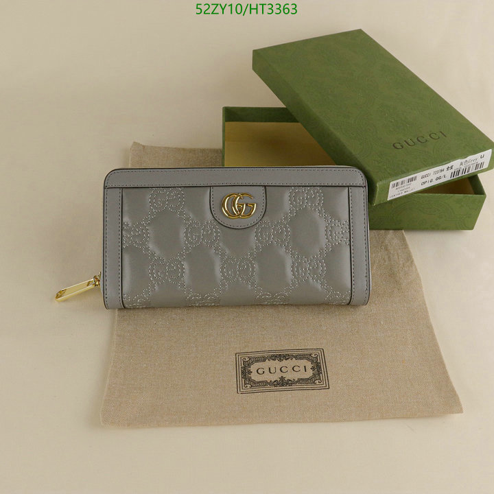 Gucci Bag-(4A)-Wallet-,Code: HT3363,$: 52USD