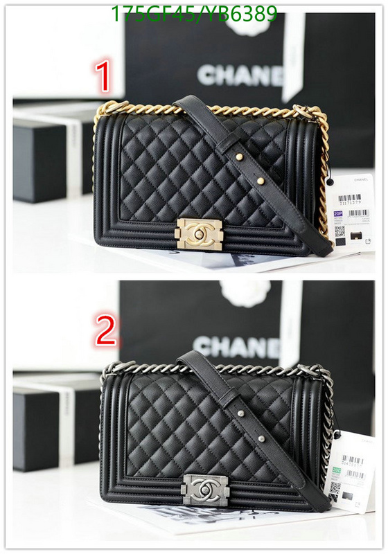 Chanel Bags -(Mirror)-Le Boy,Code: YB6389,$: 175USD