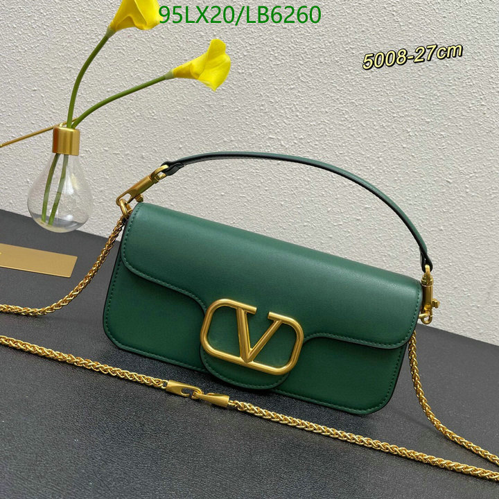 Valentino Bag-(4A)-LOC-V Logo ,Code: LB6260,$: 95USD