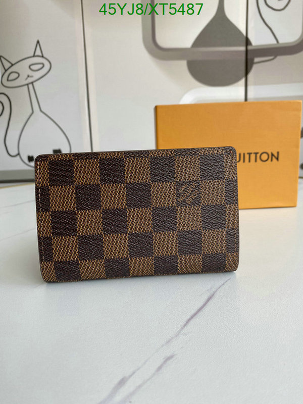 LV Bags-(4A)-Wallet-,Code: XT5487,$: 45USD