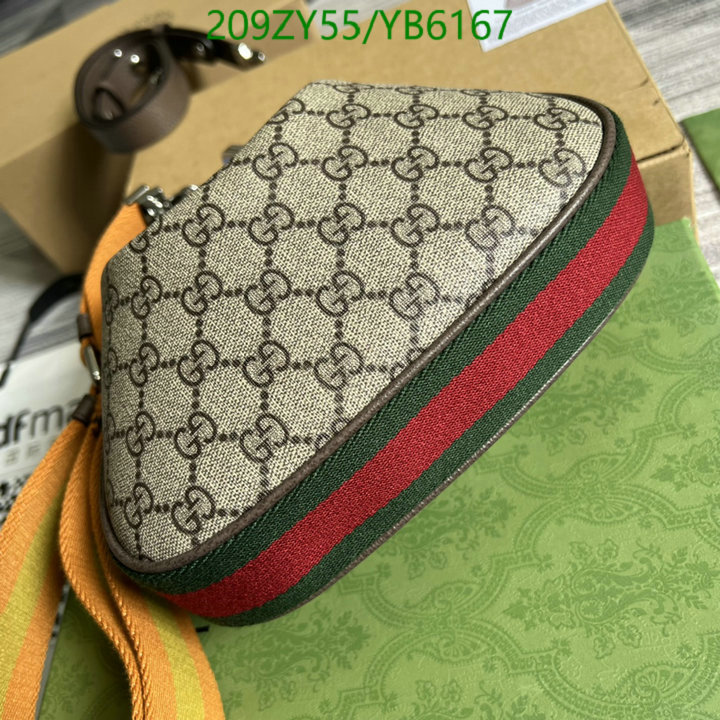 Gucci Bag-(Mirror)-Diagonal-,Code: YB6167,$: 209USD
