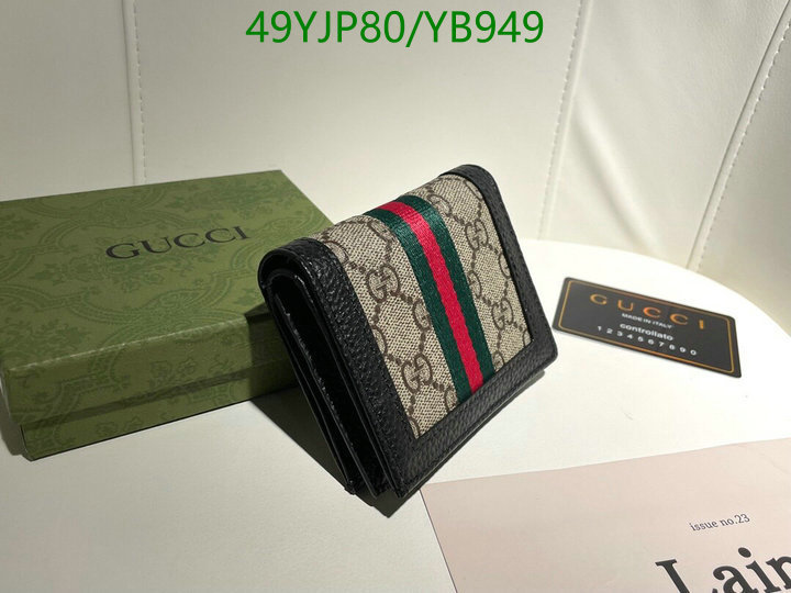 Gucci Bag-(4A)-Wallet-,Code: YT949,$: 49USD