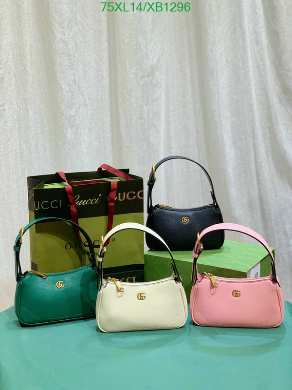 Gucci Bag-(4A)-Handbag-,Code: XB1296,$: 75USD