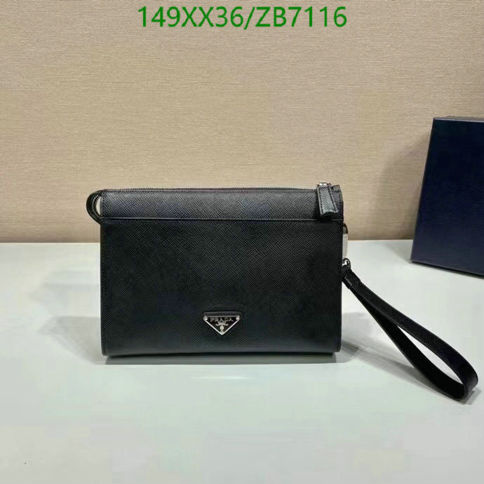 Prada Bag-(Mirror)-Clutch-,Code: ZB7116,$: 149USD
