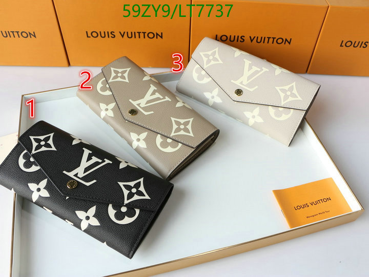 LV Bags-(4A)-Wallet-,Code: LT7737,$: 59USD
