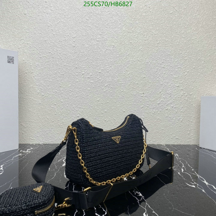 Prada Bag-(Mirror)-Re-Edition 2005,Code: HB6827,$: 255USD