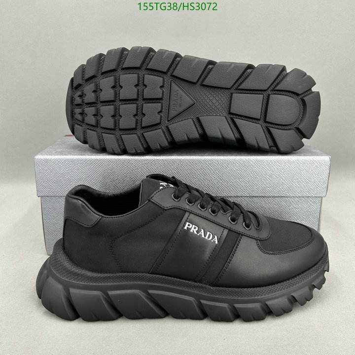 Men shoes-Prada, Code: HS3072,$: 155USD