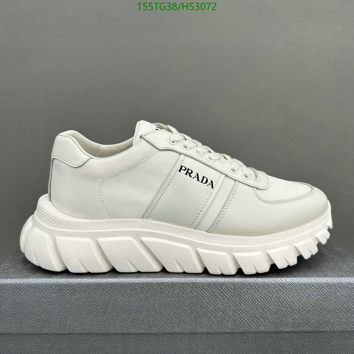 Men shoes-Prada, Code: HS3072,$: 155USD