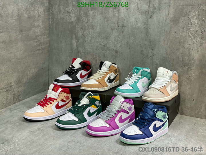 Men shoes-Air Jordan, Code: ZS6768,$: 89USD