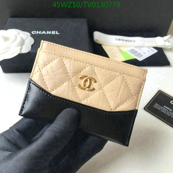 Chanel Bags ( 4A )-Wallet-,Code: TV0130779,$: 45USD