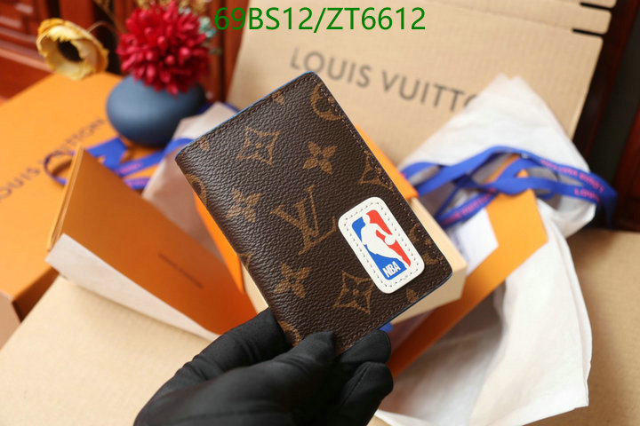 LV Bags-(Mirror)-Wallet-,Code: ZT6612,$: 69USD