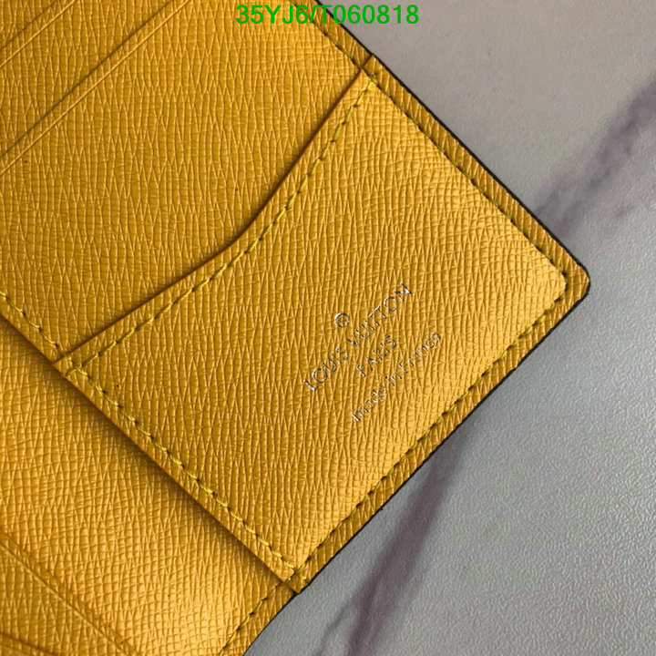 LV Bags-(4A)-Wallet-,Code: T060818,$: 35USD