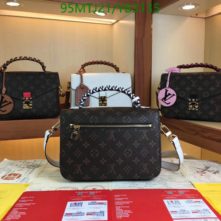 LV Bags-(4A)-Handbag Collection-,Code: YB3135,$: 95USD