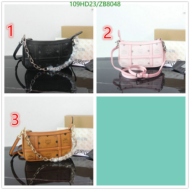 MCM Bag-(Mirror)-Diagonal-,Code: ZB8048,$: 109USD