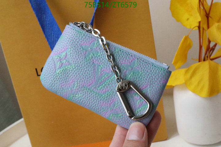 LV Bags-(Mirror)-Wallet-,Code: ZT6579,$: 75USD